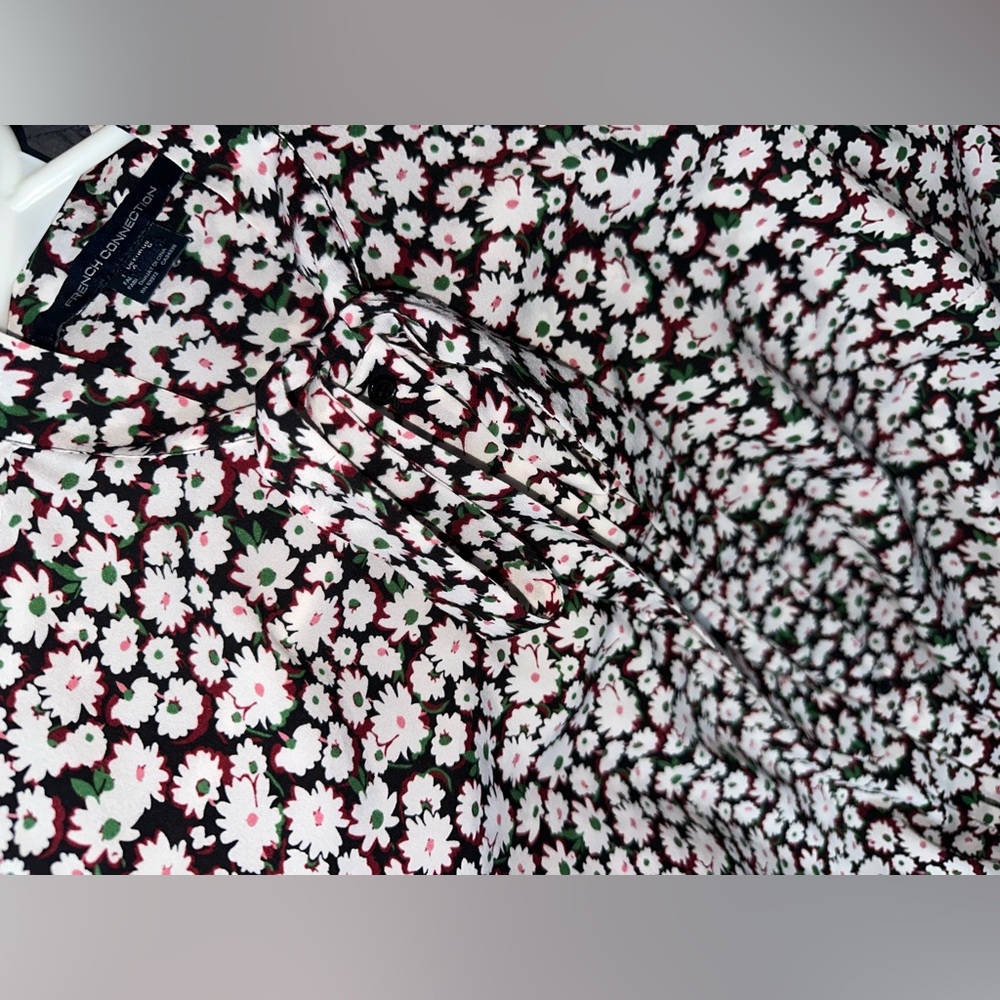 French connection flowery shirt